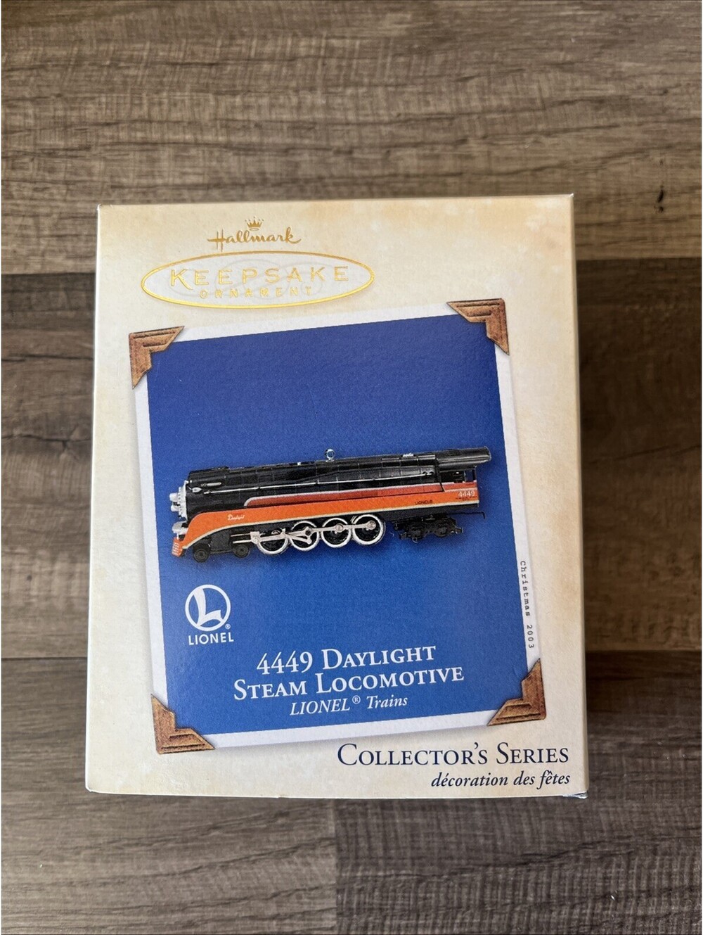 Hallmark Keepsake 2003 Lionel 4449 Daylight Steam Locomotive 8th in Series- 03